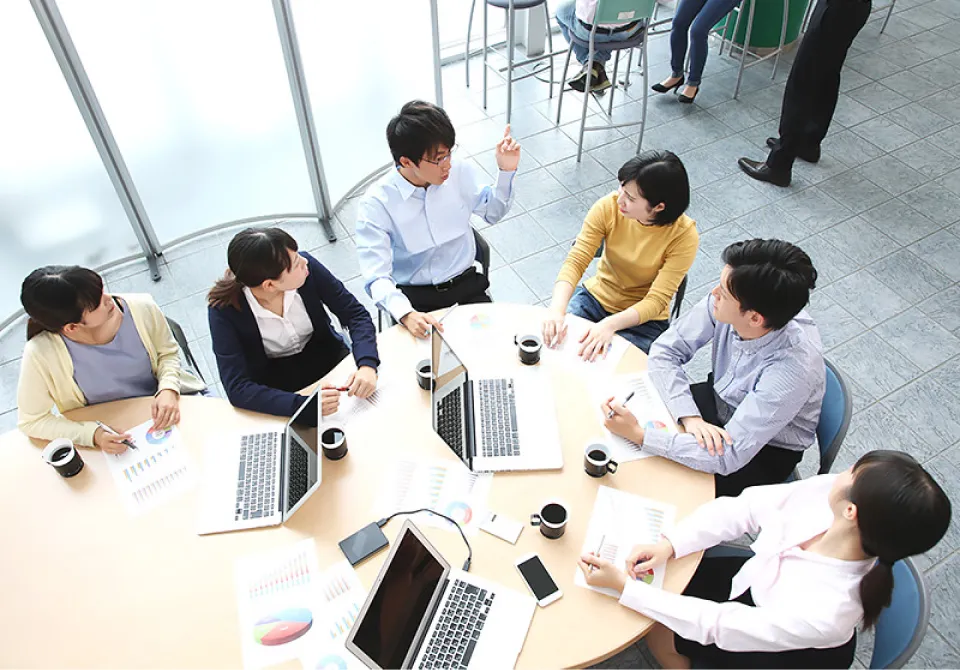 写真:事業多角化戦略のイメージ